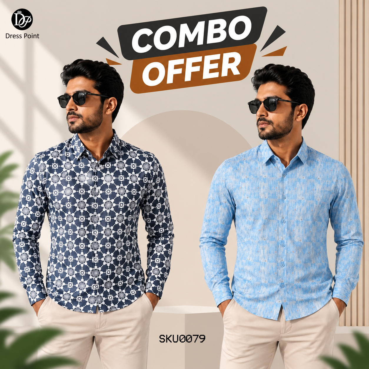 Casual full-sleeve shirt