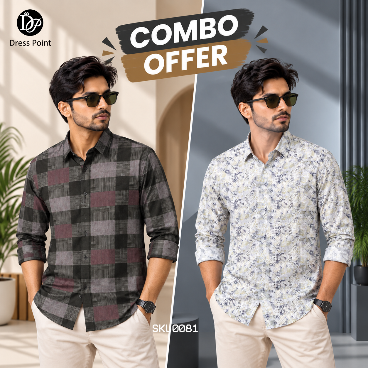 Casual full-sleeve shirt